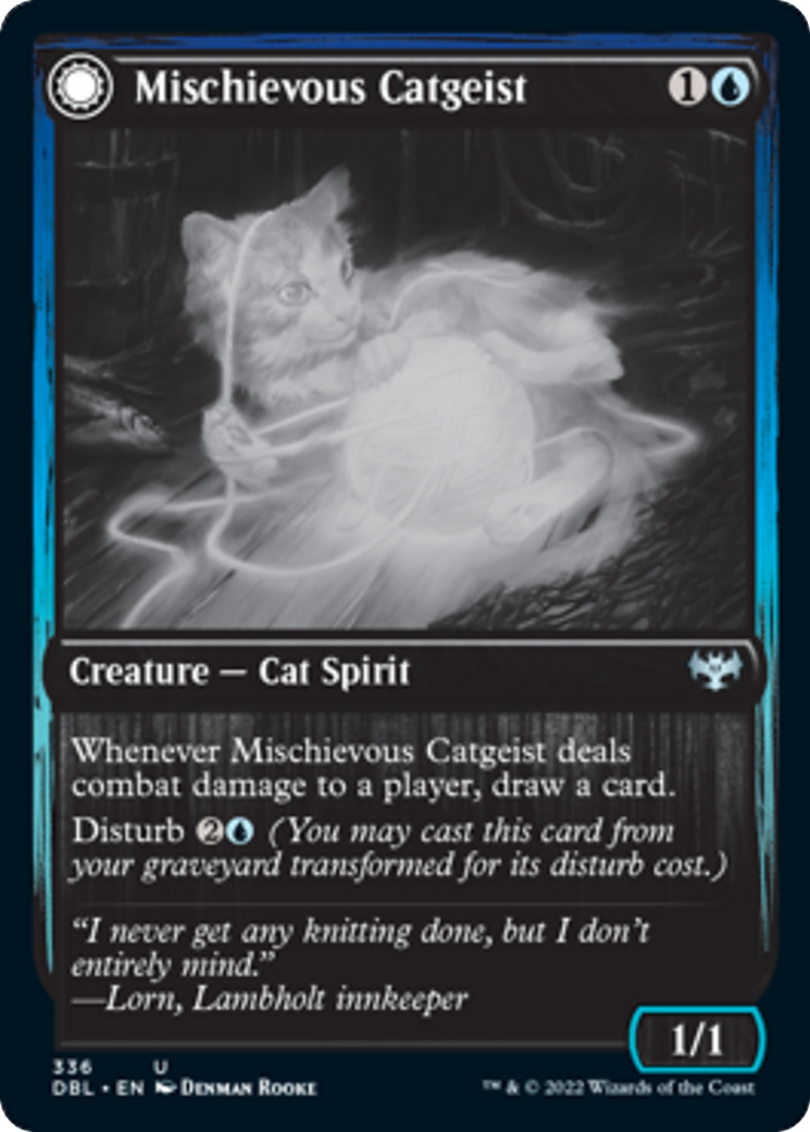 Mischievous Catgeist // Catlike Curiosity Card Image
