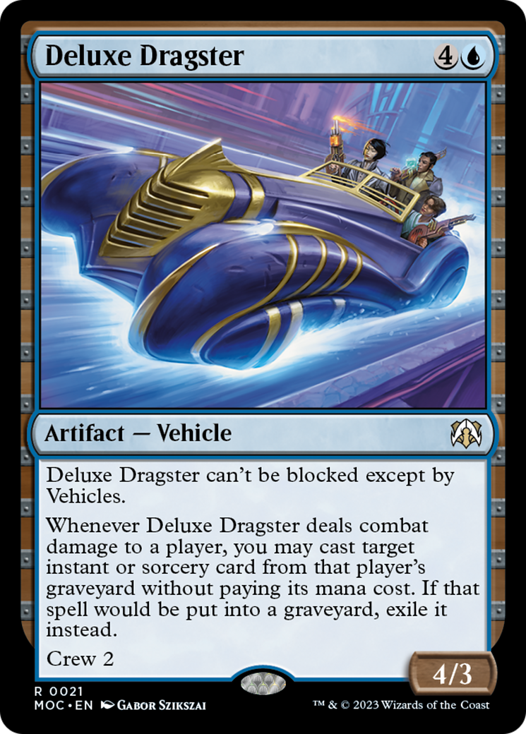 Deluxe Dragster Card Image