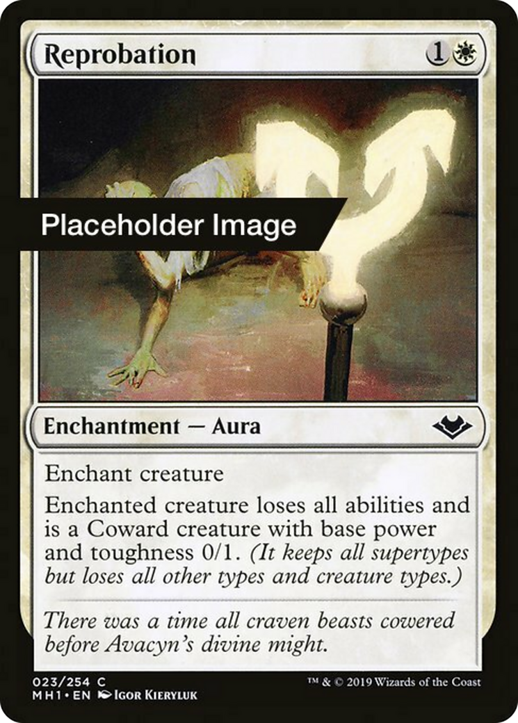 Reprobation Card Image