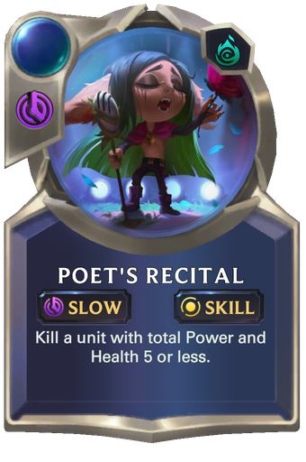 Poet's Recital Card Image