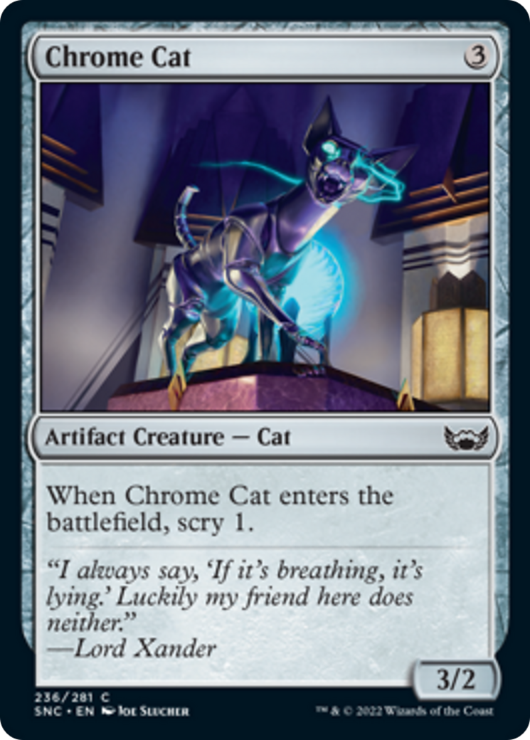 Chrome Cat Card Image