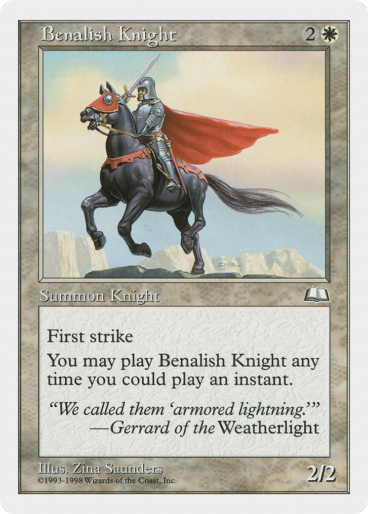 Benalish Knight Card Image