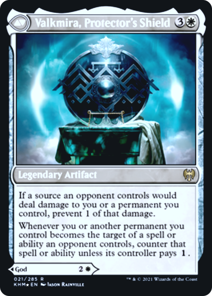 Reidane, God of the Worthy // Valkmira, Protector's Shield Card Image