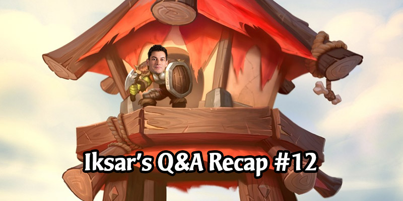 Dean Ayala's Community Q&A #12 - Barrens Balance Meeting on Monday, AI Ladder, Core Set, Heroic Battlegrounds, and More