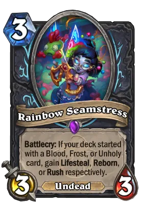Rainbow Seamstress Card Image
