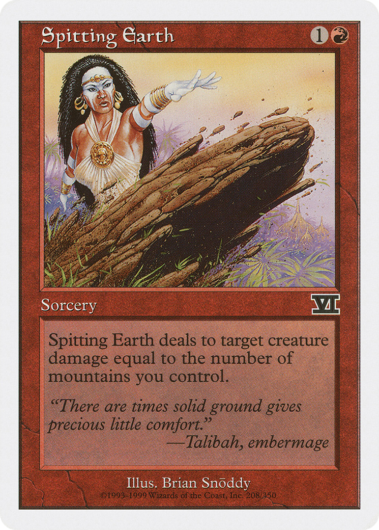 Spitting Earth Card Image