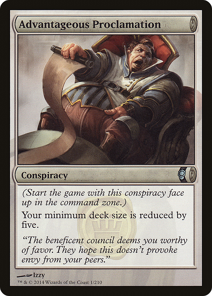 Advantageous Proclamation Card Image