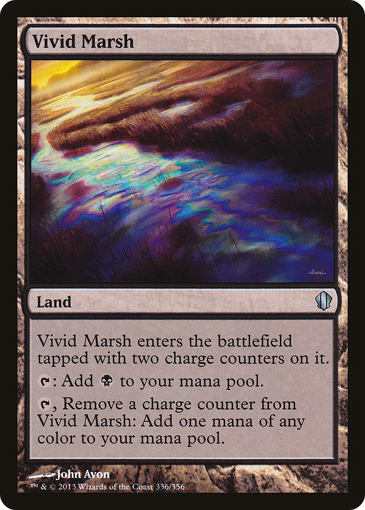 Vivid Marsh Card Image