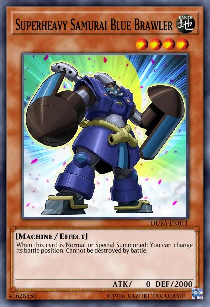 Superheavy Samurai Blue Brawler Card Image