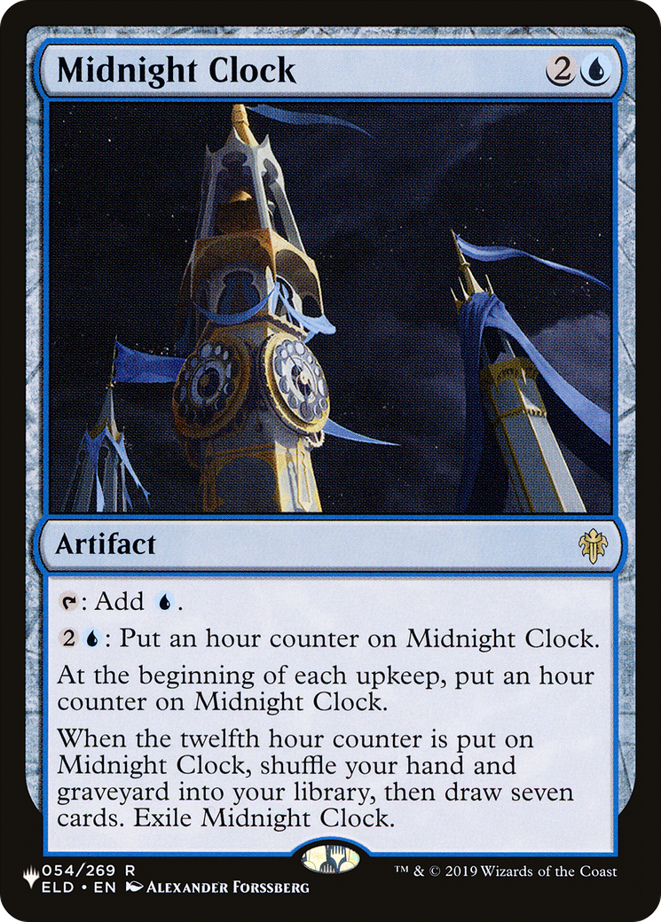 Midnight Clock Card Image