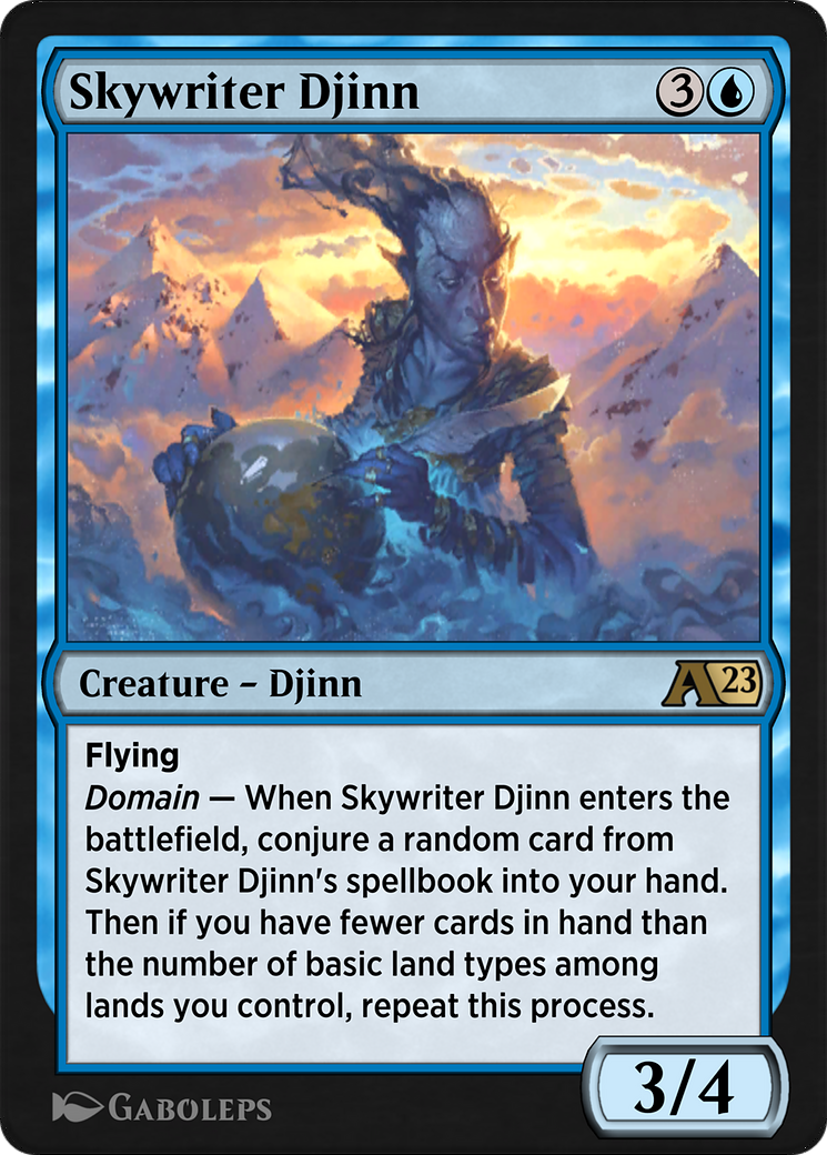 Skywriter Djinn Card Image