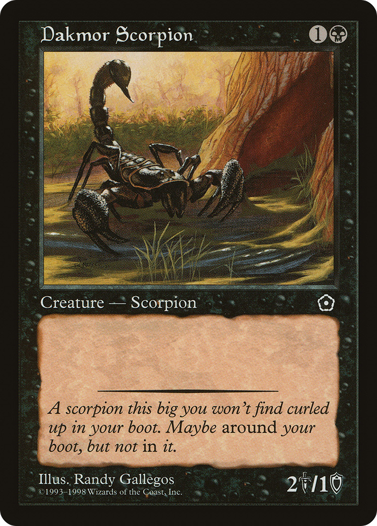 Dakmor Scorpion Card Image