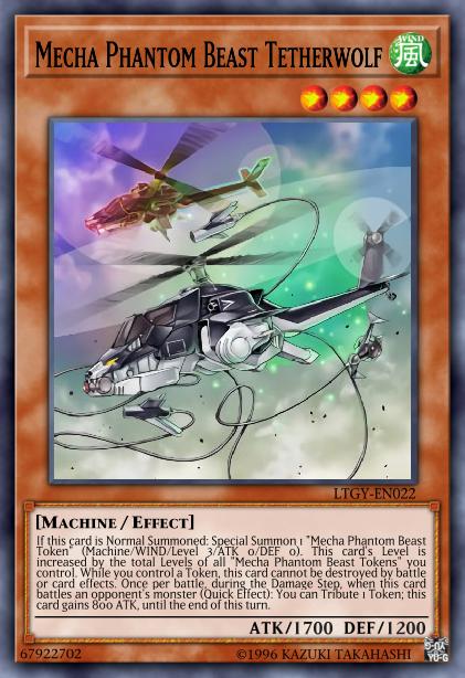 Mecha Phantom Beast Tetherwolf Card Image