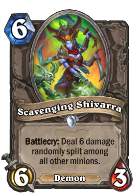 Scavenging Shivarra Card Image