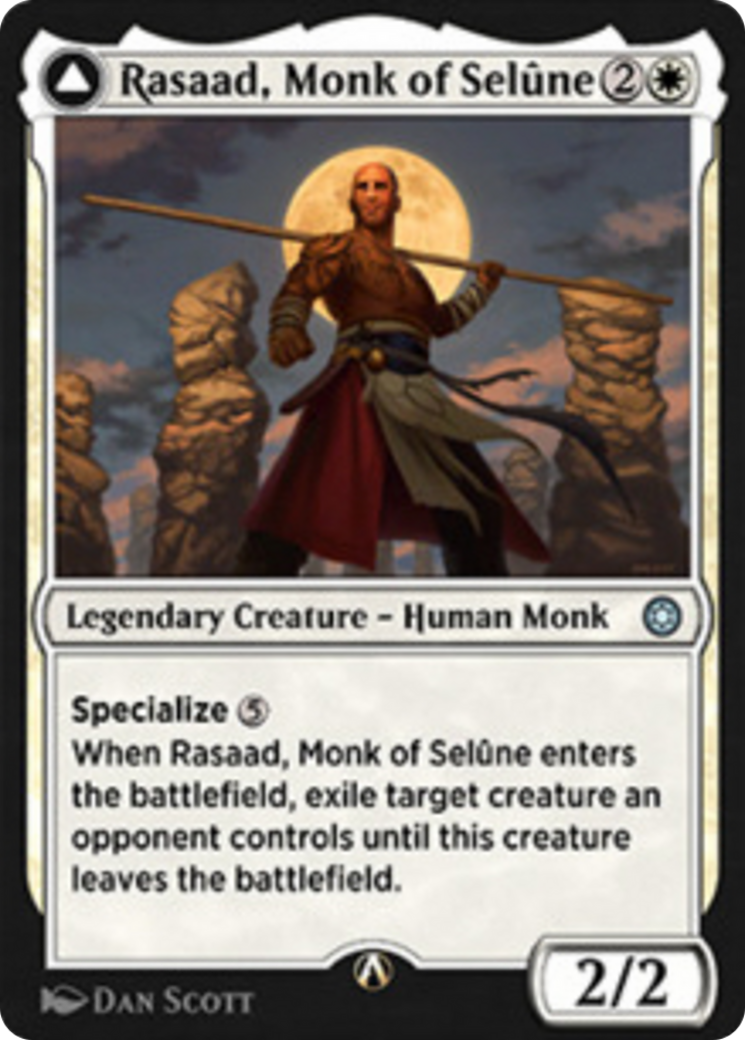Rasaad, Monk of Selûne Card Image