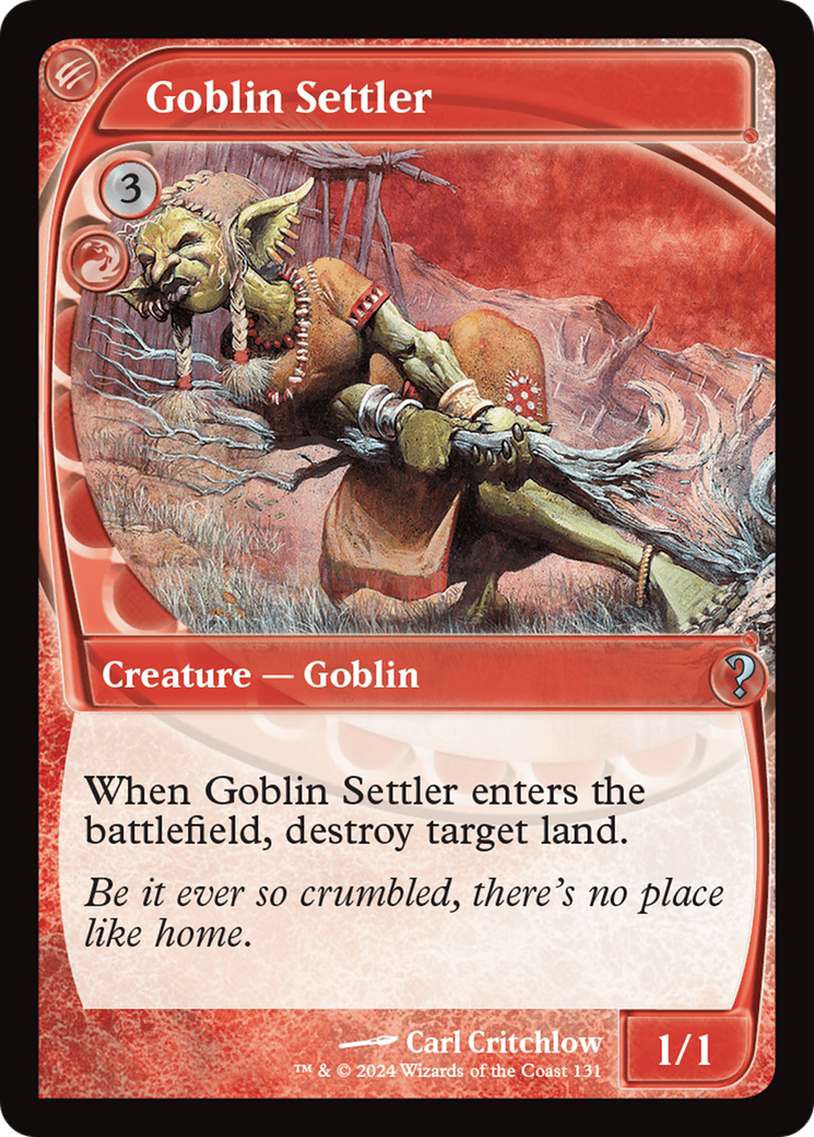 Goblin Settler Card Image