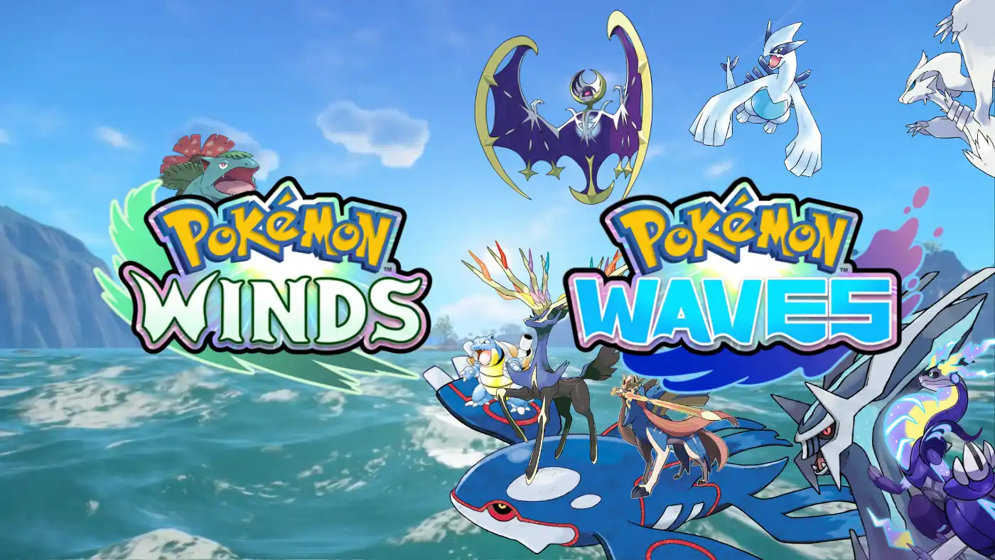 Could Waves and Wind Be the First Pokemon Games Without a Red and Blue Reference