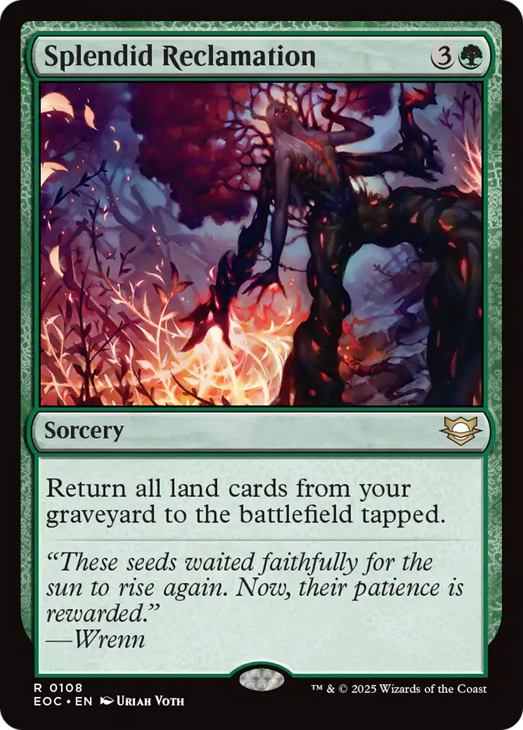 Splendid Reclamation Card Image
