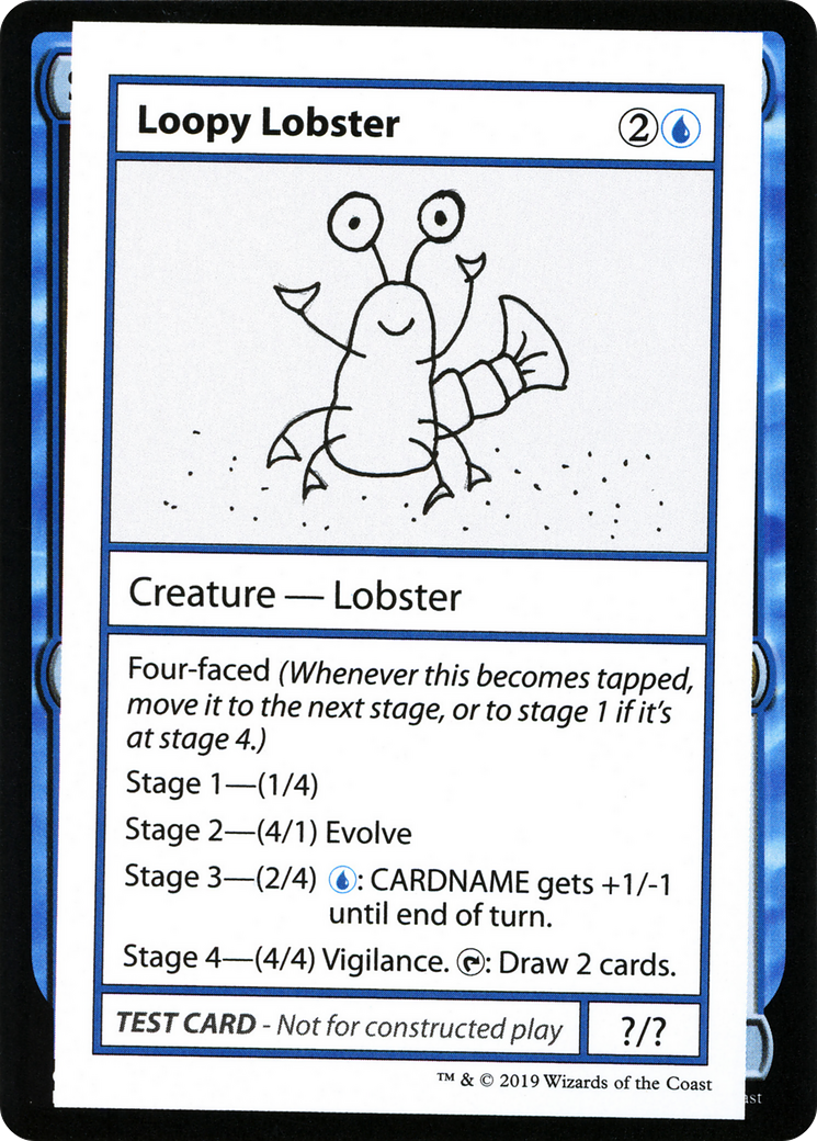 Loopy Lobster Card Image