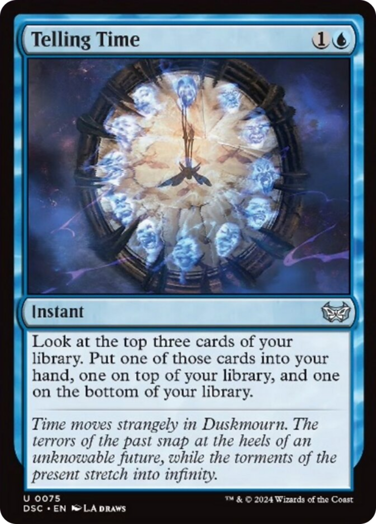 Telling Time Card Image