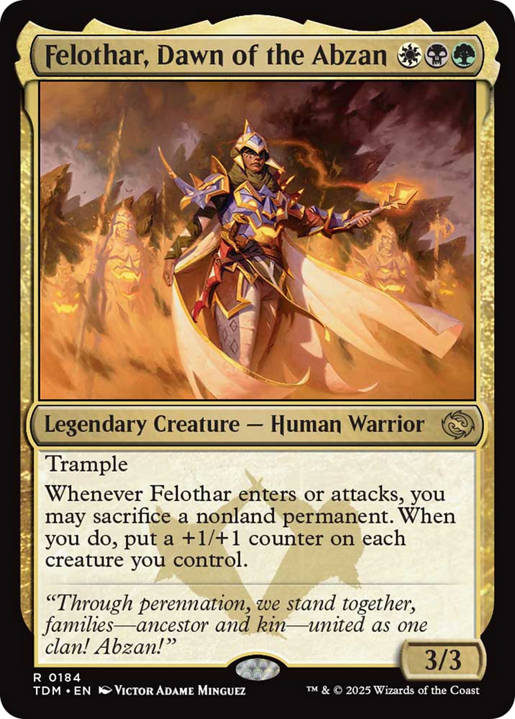 Felothar, Dawn of the Abzan Card Image