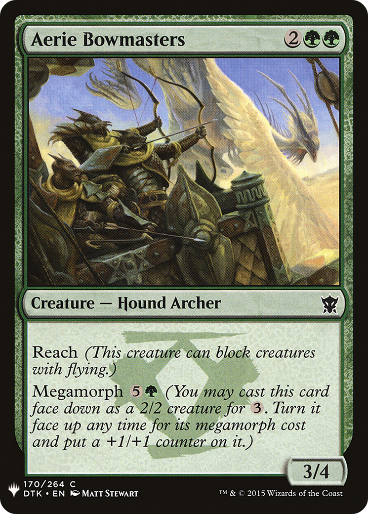Aerie Bowmasters Card Image