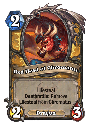 Red Head of Chromatus Card Image