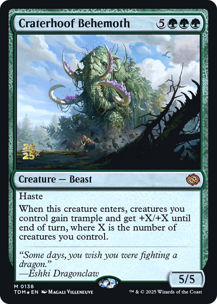Craterhoof Behemoth Card Image