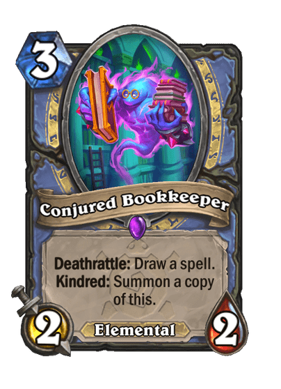 Conjured Bookkeeper Card Image