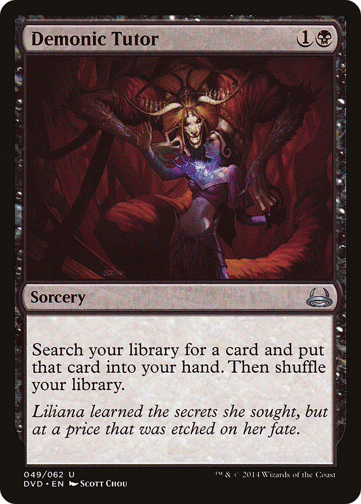 Demonic Tutor Card Image