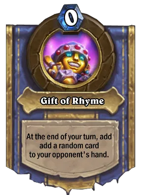 Gift of Rhyme Card Image