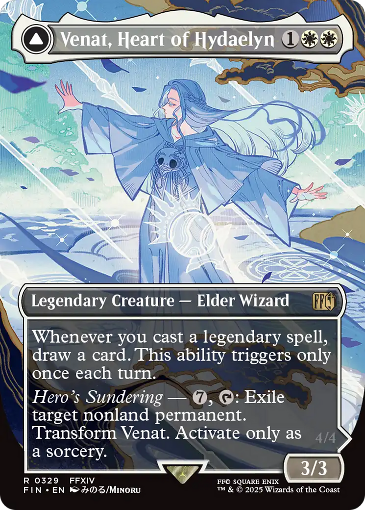 Venat, Heart of Hydaelyn // Hydaelyn, the Mothercrystal Card Image
