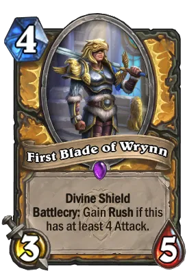 First Blade of Wrynn Card Image