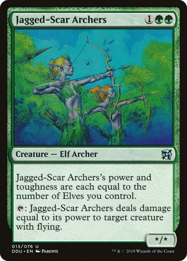 Jagged-Scar Archers Card Image