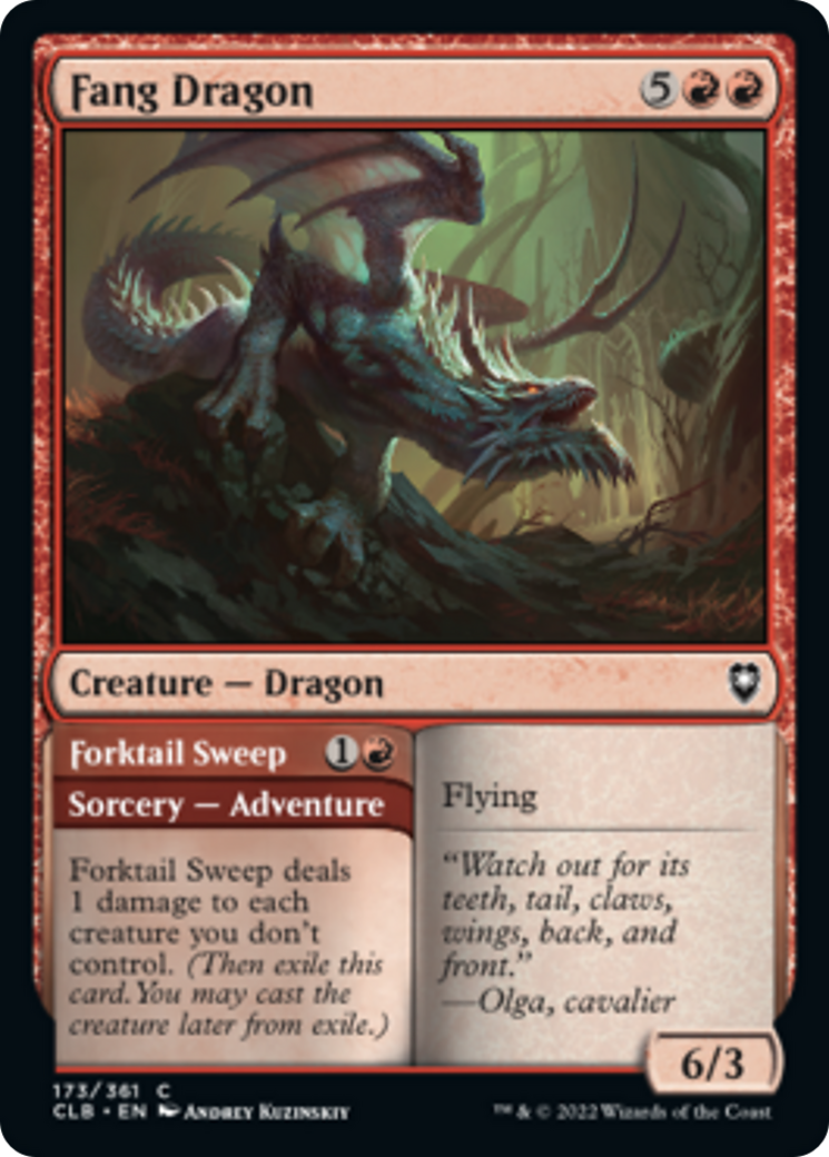 Fang Dragon // Forktail Sweep Card Image