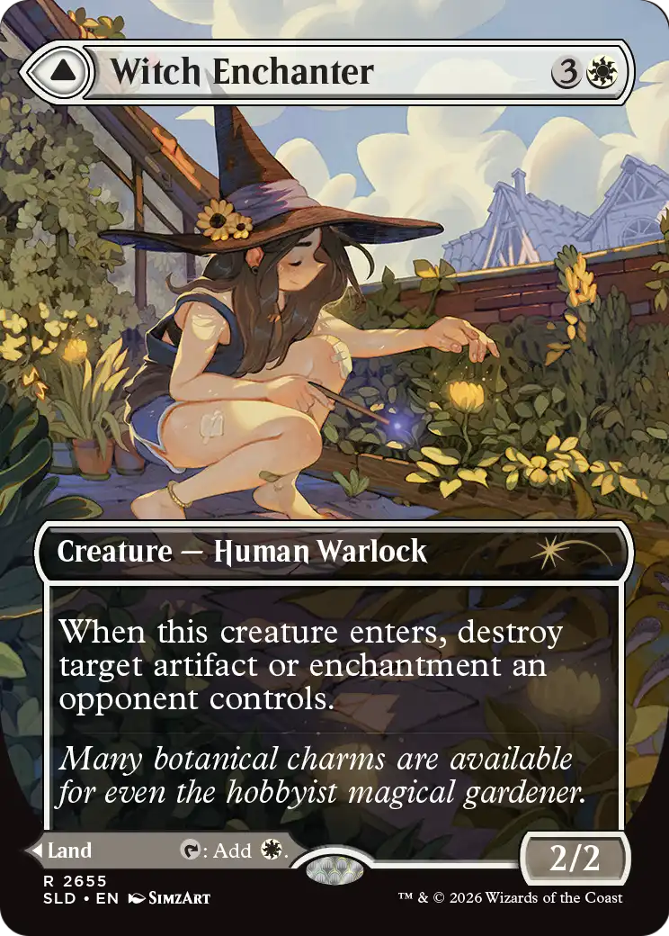Witch Enchanter // Witch-Blessed Meadow Card Image