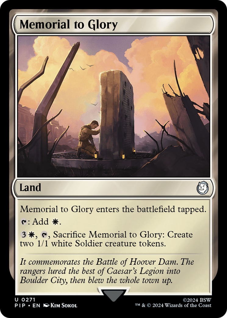 Memorial to Glory Card Image
