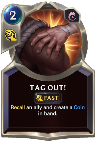 Tag Out! Card Image