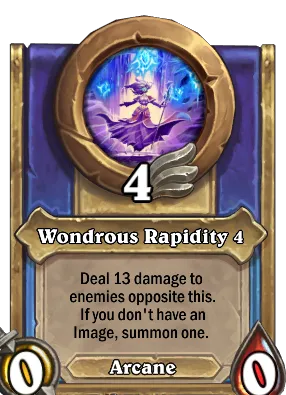 Wondrous Rapidity 4 Card Image