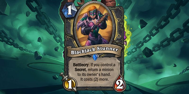 Blackjack Stunner is a new Rogue Card with Secret Synergy Revealed for Hearthstone's Ashes of Outland Expansion