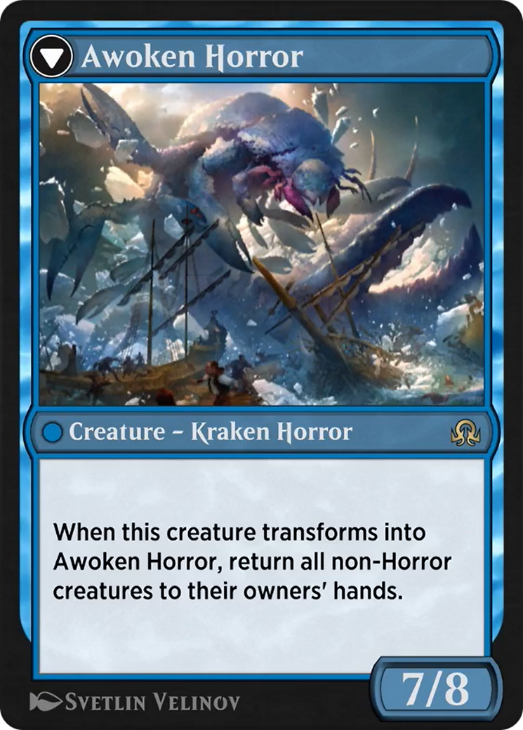 Thing in the Ice // Awoken Horror Card Image