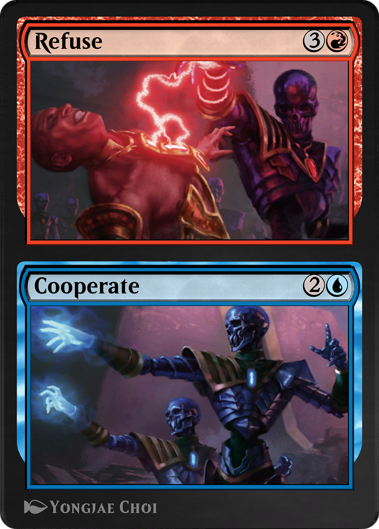 Refuse // Cooperate Card Image