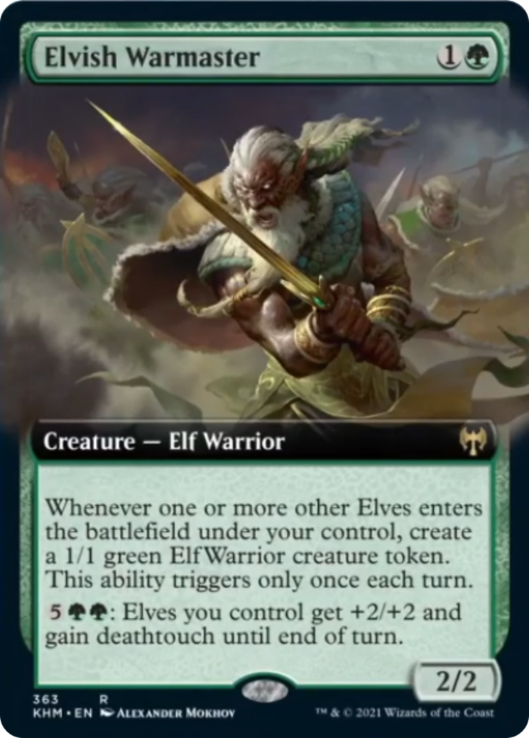 Elvish Warmaster Card Image