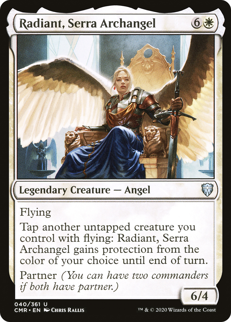 Radiant, Serra Archangel Card Image