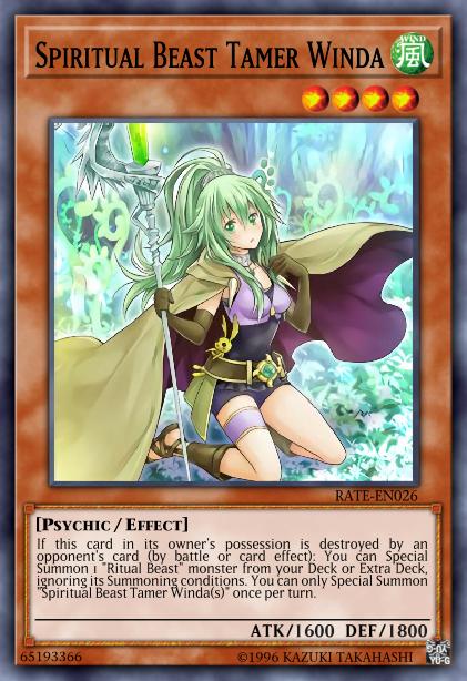 Spiritual Beast Tamer Winda Card Image