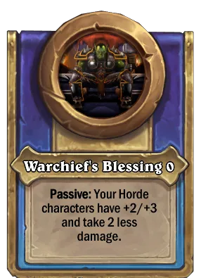 Warchief's Blessing {0} Card Image