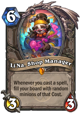 Li'Na, Shop Manager Card Image