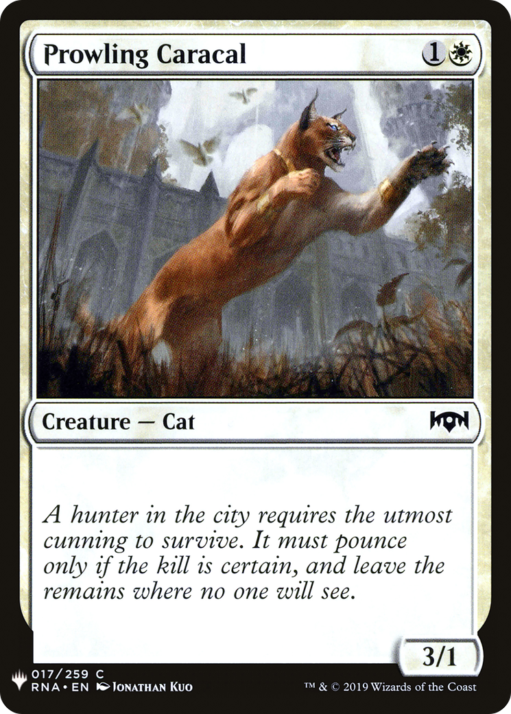 Prowling Caracal Card Image