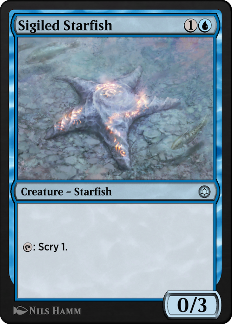 Sigiled Starfish Card Image