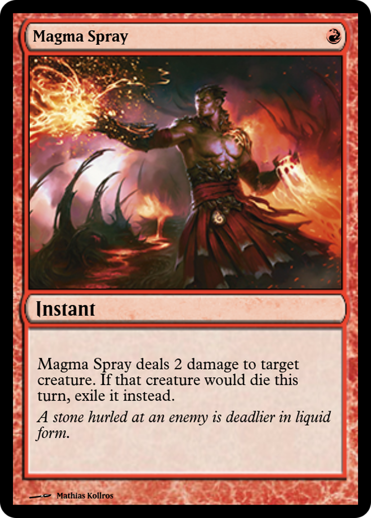 Magma Spray Card Image